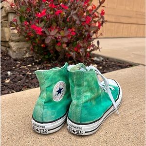 Green High Top Converse